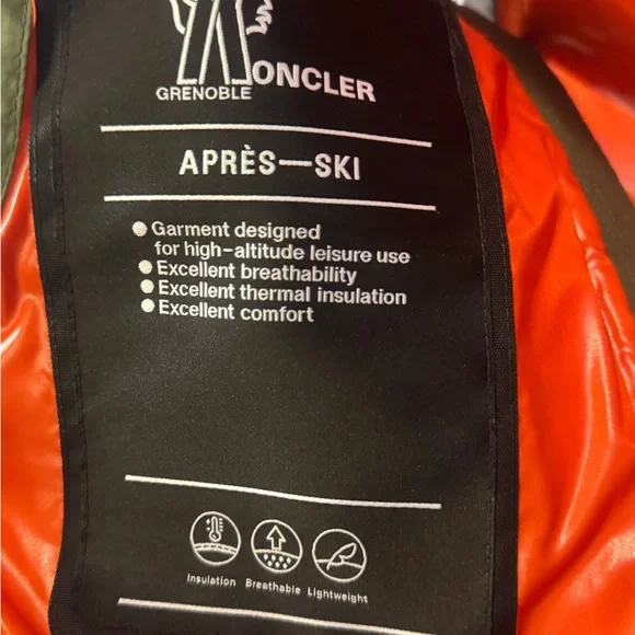 Mocler Grenoble Green and Tan Quilted Vest - Picture 5 of 8